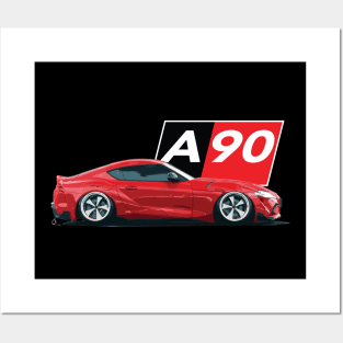 B58  TOYOTA SUPRA A90 TURBO GR Posters and Art